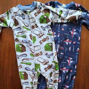 Two 2T boys footie Circo/Carters